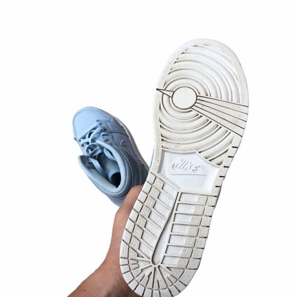 Nike Air Jordan 1 Mid 'Canvas Ice Blue' Size 6.5 - Picture 6 of 10